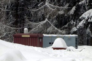 Agregat wyciszony w Parku Narodowym