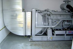 Agregaty prądotwórcze w przepompowni ścieków