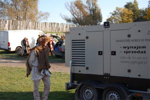 Agregaty na planie filmowym